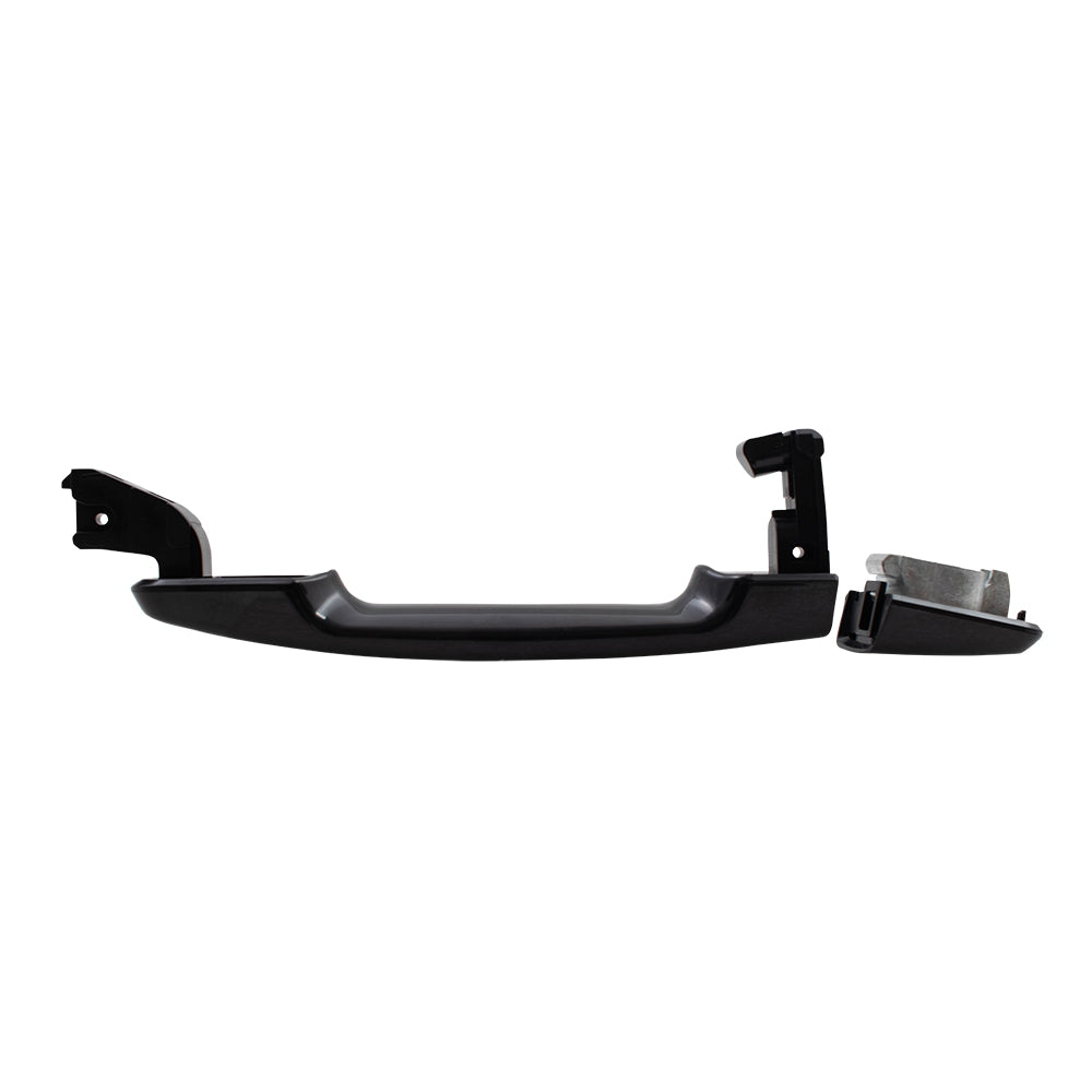 Brock Replacement Driver Outside Door Handle Front with Keyhole Compatible with 05-14 Frontier Truck