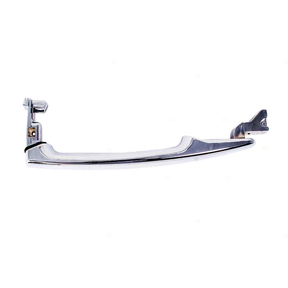 Brock Replacement for Pair Set Exterior Outside Chrome Front Door Handles Compatible with 03-07 Murano 80640CA012