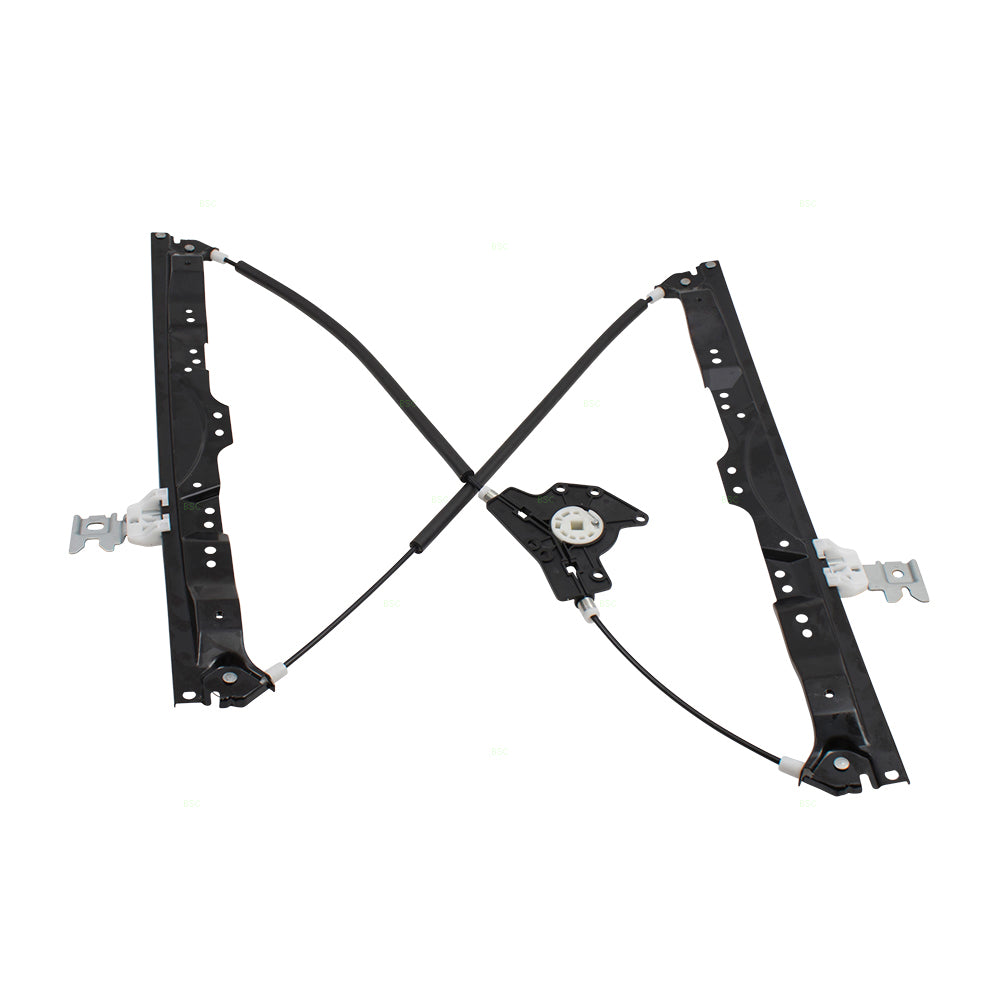 Brock Replacement Drivers Front Power Window Lift Regulator Compatible with 04-15 Titan 80721-ZT00A