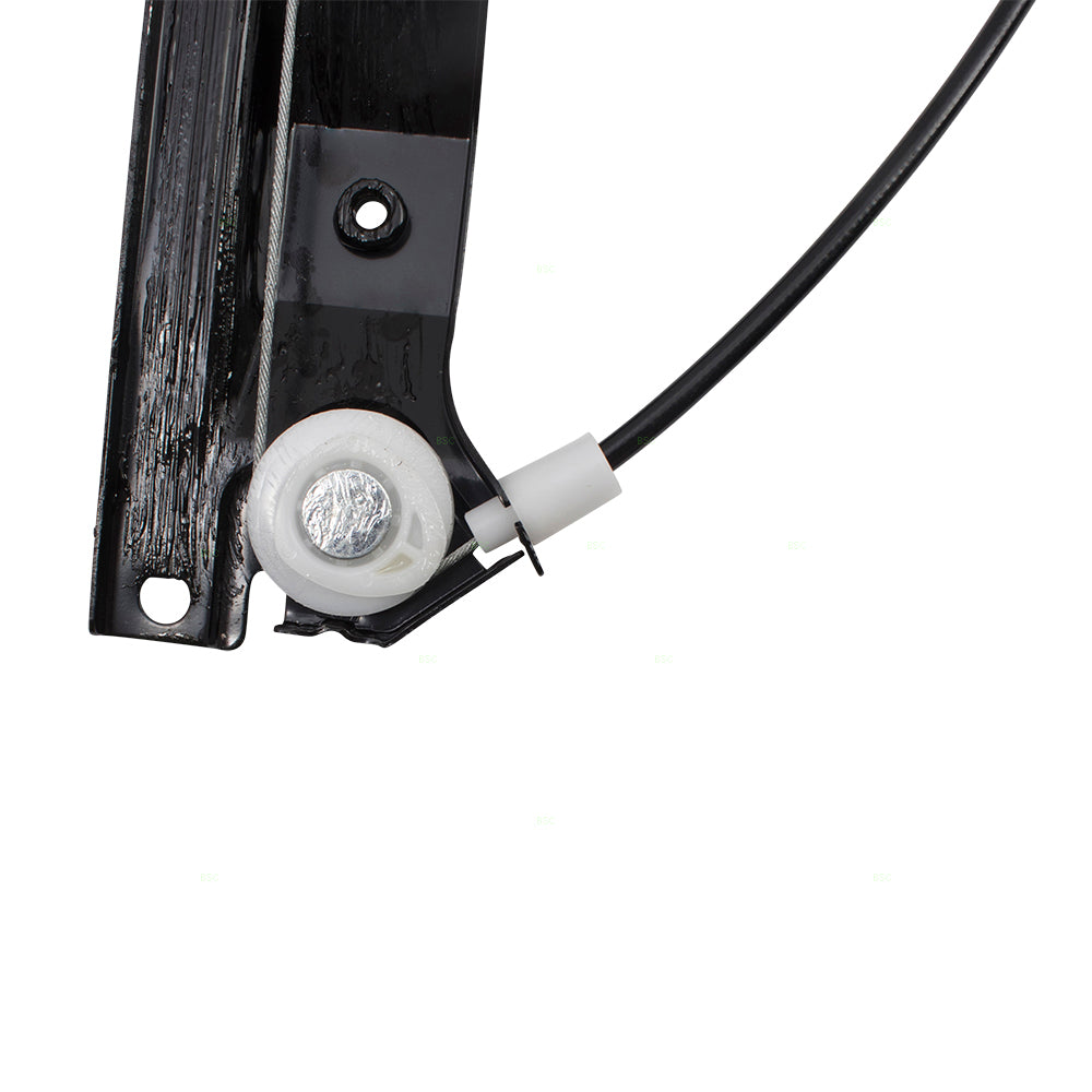 Brock Replacement Drivers Front Power Window Lift Regulator Compatible with 04-15 Titan 80721-ZT00A