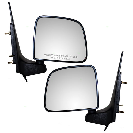 Driver and Passenger Manual Side View Mirrors Replacement for Ford Mazda Pickup Truck ZZP069180 F87Z17682SAA