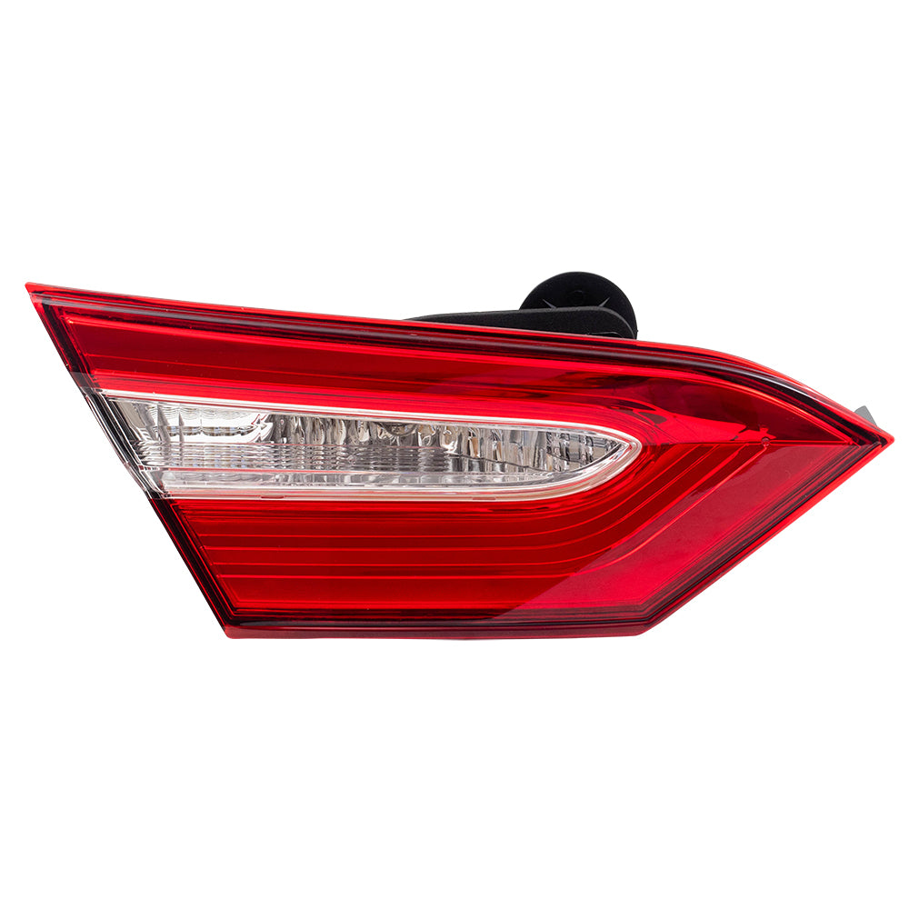 Brock Replacement Driver and Passenger Side Tail Light Assemblies Lid Mounted Compatible with 2018-2020 Toyota Camry L/LE/TRD Built in North America ONLY