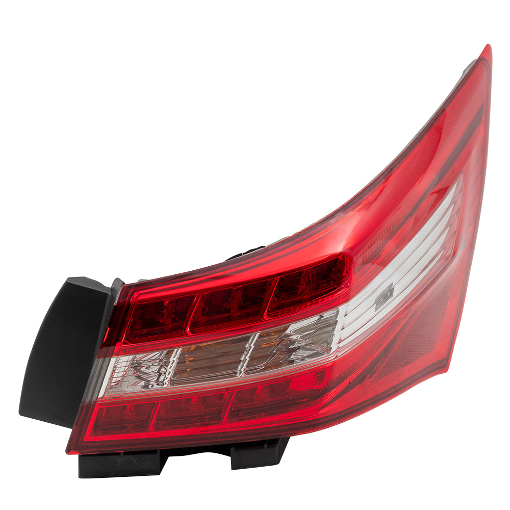 Brock Replacement Pair Tail Lights Compatible with 2016-2018 Avalon Driver and Passenger Quarter Panel Mounted Taillamps 8156007081 8155007081