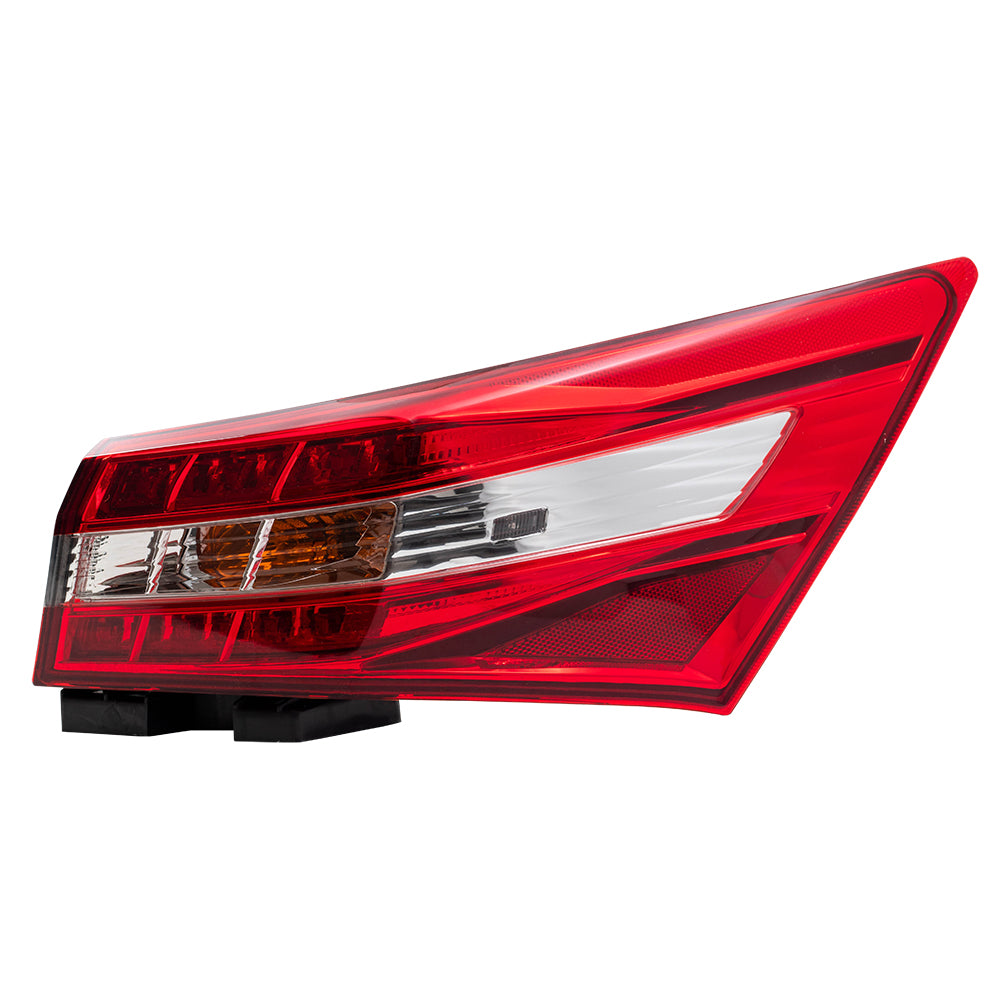 Brock Replacement Pair Tail Lights Compatible with 2016-2018 Avalon Driver and Passenger Quarter Panel Mounted Taillamps 8156007081 8155007081