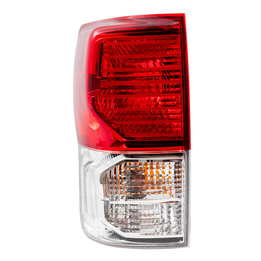 Brock Replacement Drivers Tail Light Compatible with 2010-2013 Tundra Pickup Truck 81560-0C090