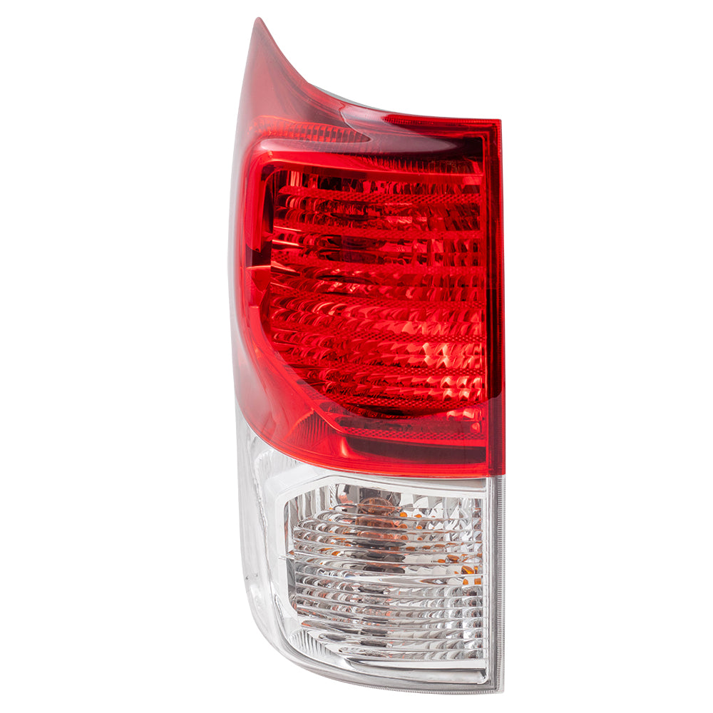 Brock Replacement Drivers Tail Light Compatible with 2010-2013 Tundra Pickup Truck 81560-0C090