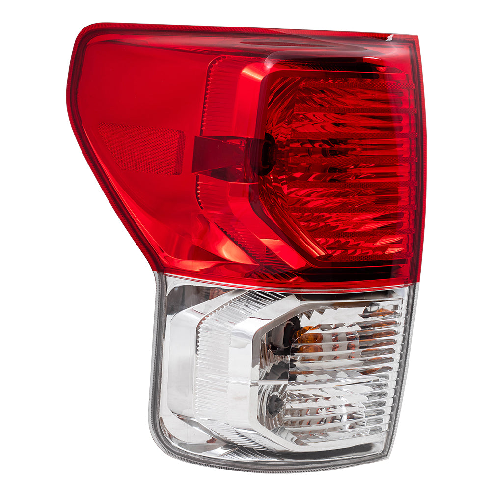 Brock Replacement Drivers Tail Light Compatible with 2010-2013 Tundra Pickup Truck 81560-0C090