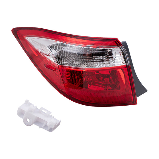 Fits Toyota Corolla 14-16 Drivers Taillight Quarter Panel Mounted Lens Assembly