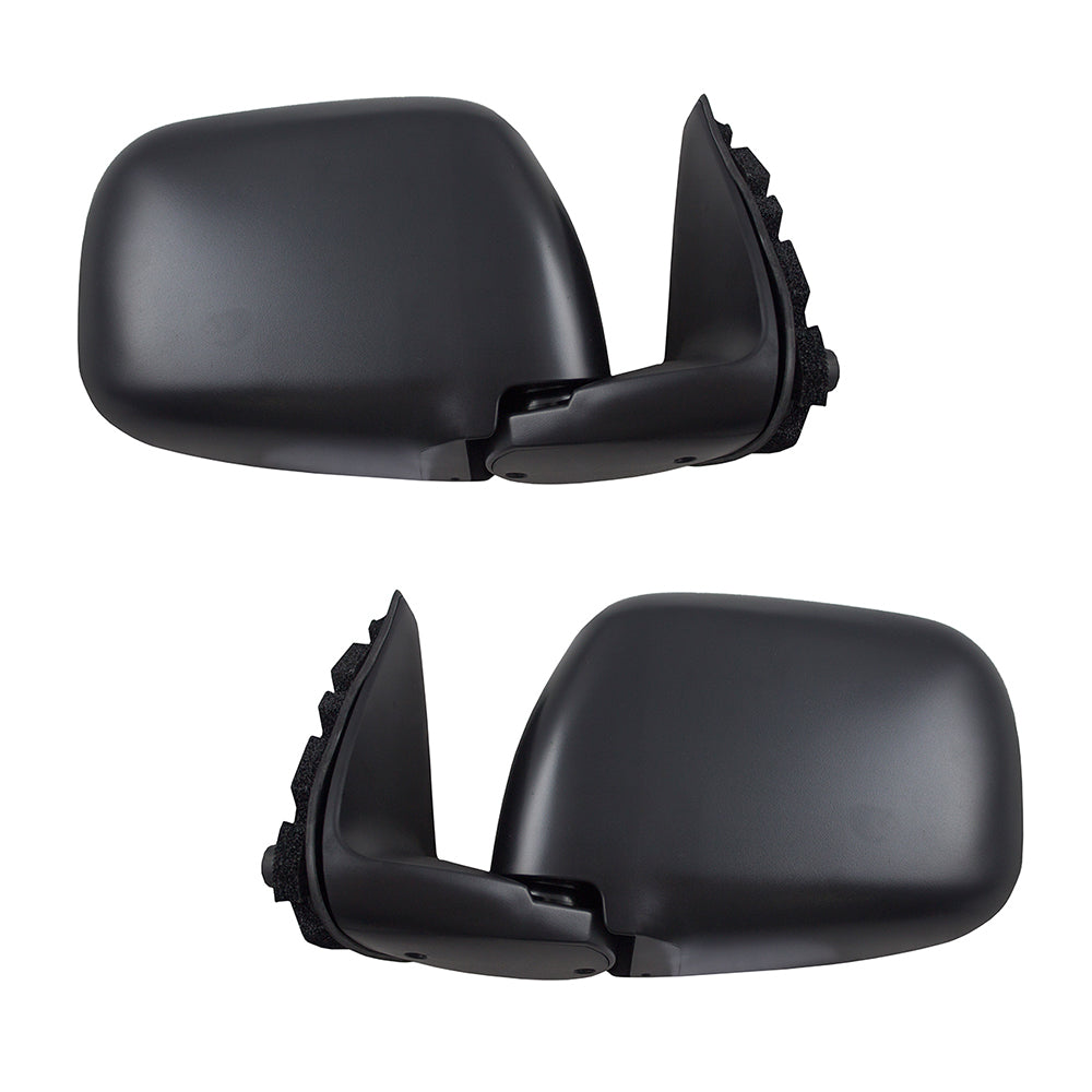 Pair Set Manual Side View Mirrors Replacement for Toyota T100 Pickup Truck 87940-0W030 87910-34020