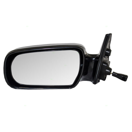 Brock Replacement Drivers Manual Remote Side View Mirror Compatible with 1987-1991 Camry 87940-32220