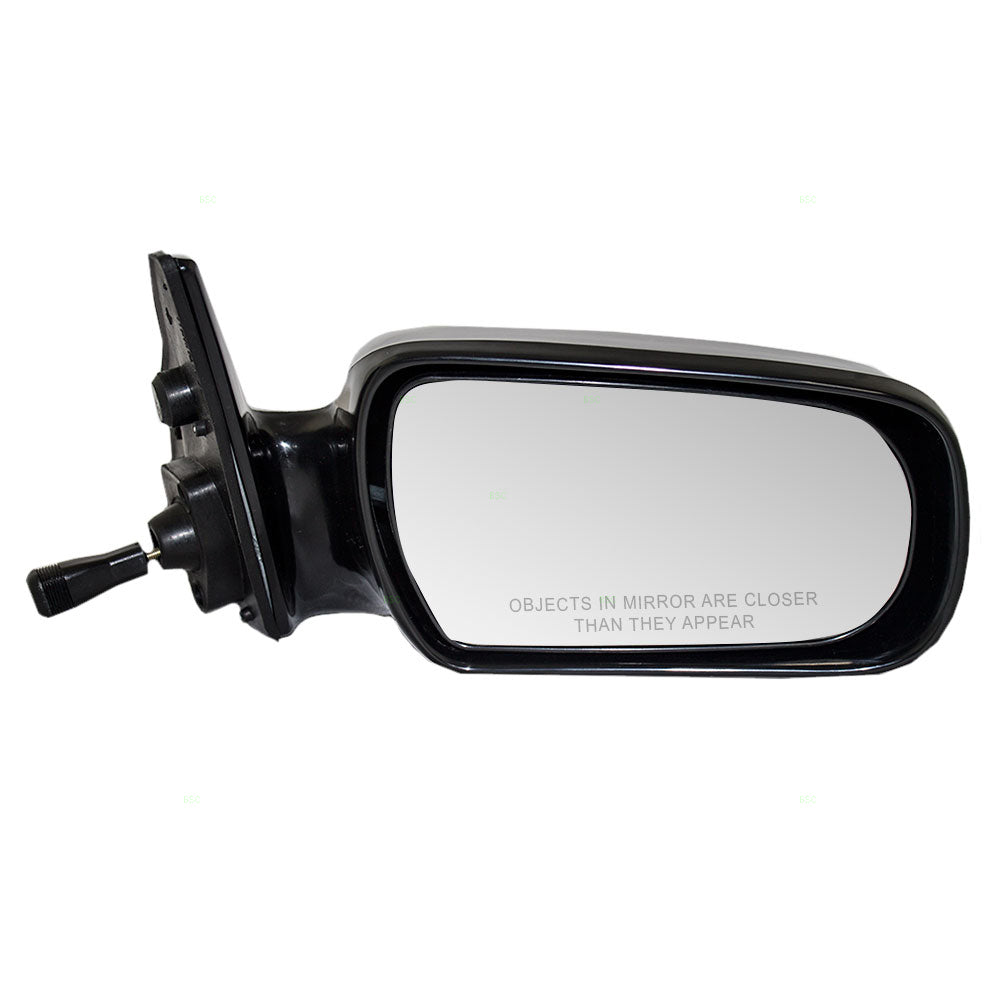 Brock Replacement Passengers Manual Remote Side View Mirror Compatible with 1987-1991 Camry 87910-32250