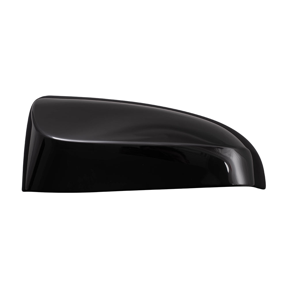 Brock Aftermarket Replacement Driver Left Mirror Cover Paint to Match Black without Signal Compatible with 2014-2019 Toyota Corolla