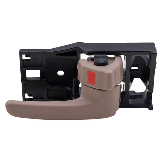 Brock Replacement Passengers Inside Interior Brown / Oak Door Handle Compatible with Pickup Truck SUV 69205-0C030-E0