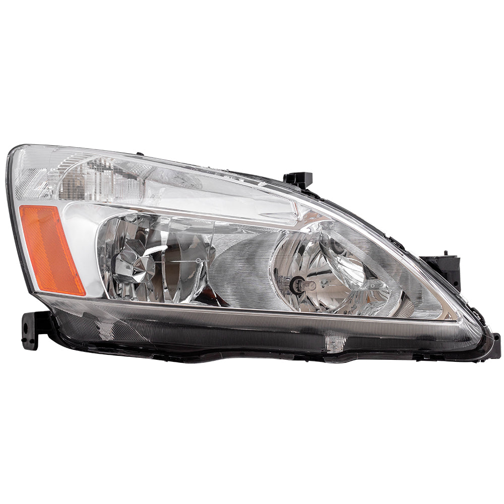Brock Replacement Headlights Driver and Passenger Compatible with 2003-2007 Accord 33151-SDA-A01 33101-SDA-A01