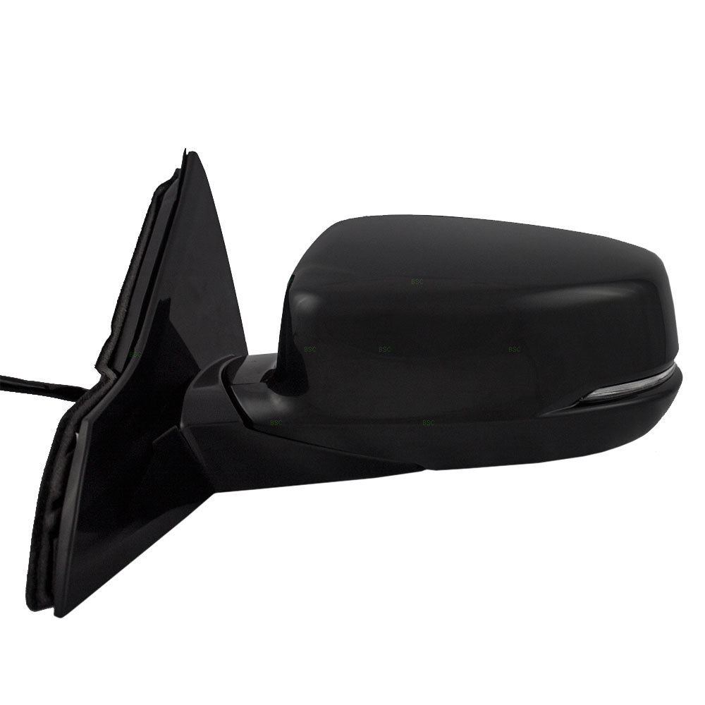 Brock Replacement Drivers Power Side View Mirror Heated Signal Aspherical Glass Compatible with 13-17 Accord 76250T2GA11ZC