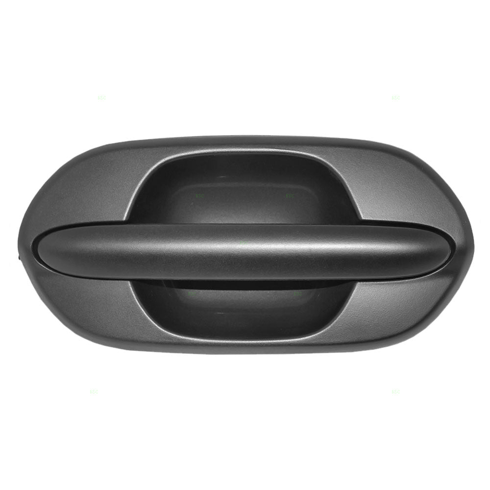 Brock Replacement Drivers Rear Outside Outer Textured Door Handle compatible with Van 72680-S0X-A01