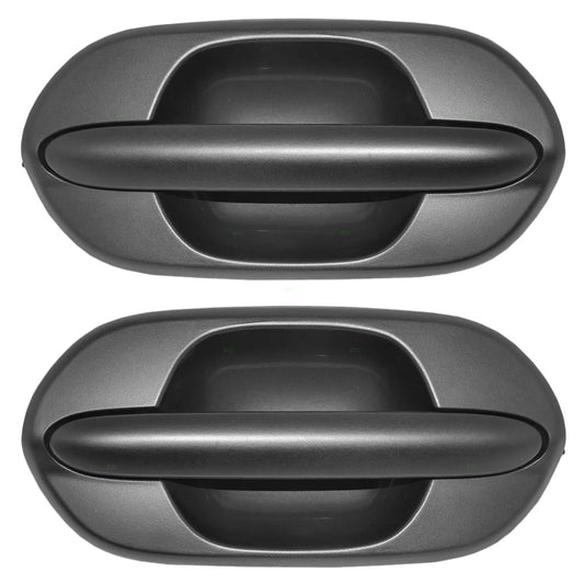 Brock Fits Honda Odyssey 99-04 Set of Outside Exterior Rear Textured Door Handles