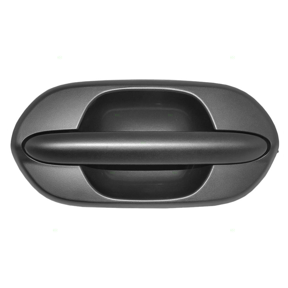 Brock Replacement Passengers Rear Outside Outer Textured Door Handle Compatible with Van 72640-S0X-A01