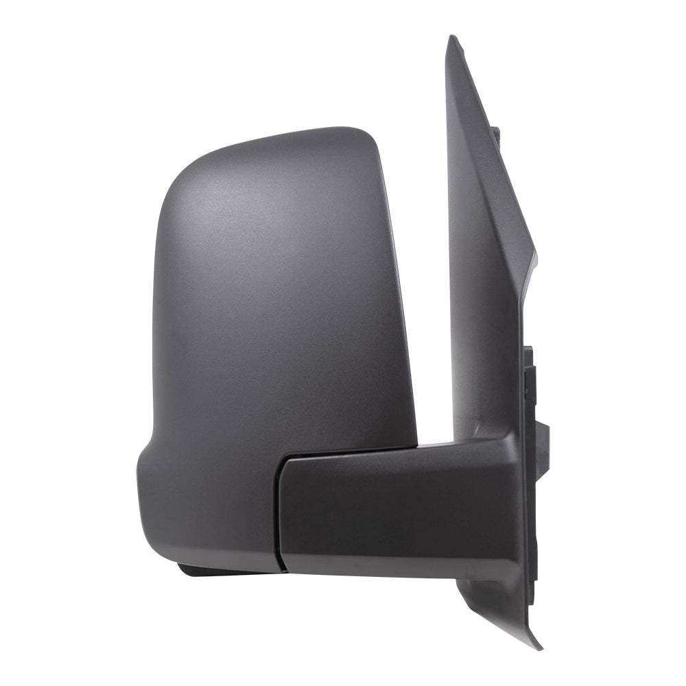 Brock Replacement Driver and Passenger Side Manual Mirror Textured Black with Signal & Manual Fold W/O Heat, Camera & Blind Spot Detection Compatible with 2019-2020 Sprinter Cargo 1500/2500/3500 (907)