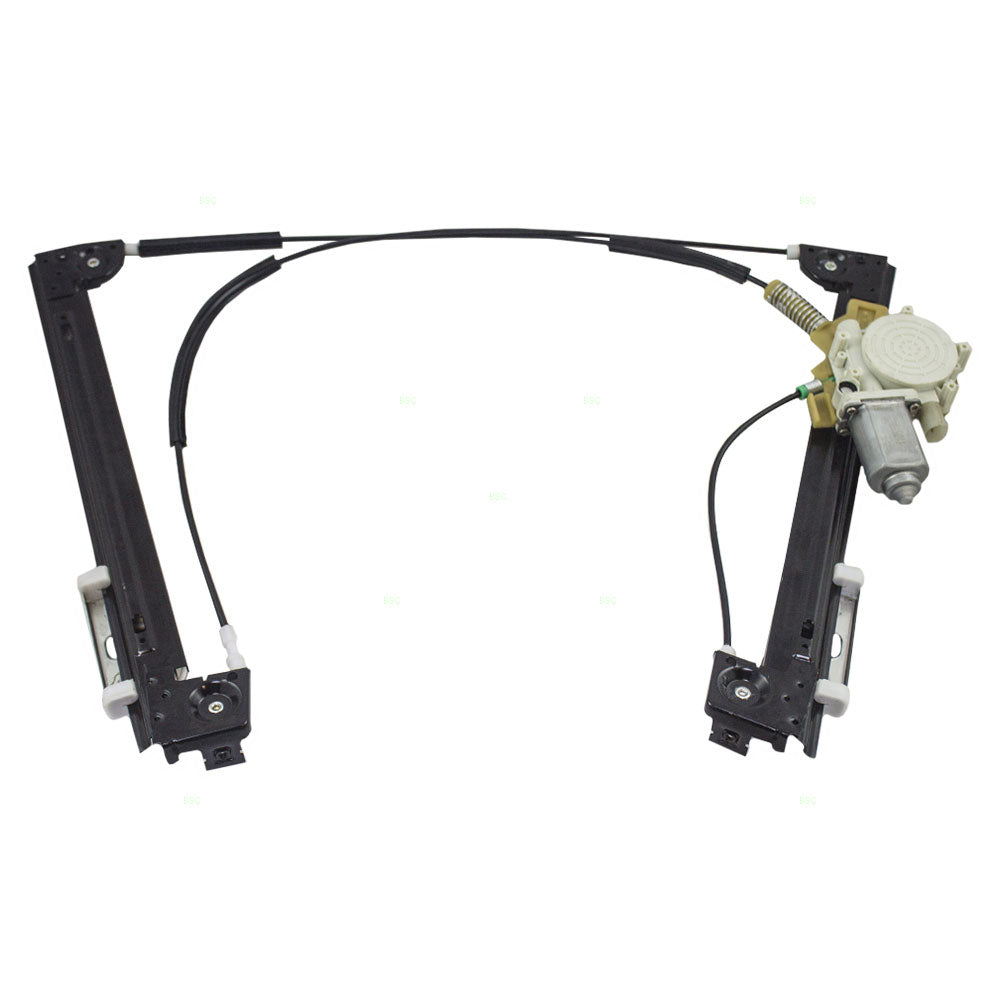 Brock Replacement Drivers Front Power Window Lift Regulator with Motor Assembly Compatible with 2002-2005 Cooper 67626955875