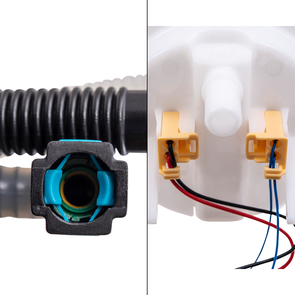 Brock Aftermarket Replacement Driver Left Passenger Right Gasoline Fuel Pump And Fuel Pressure Regulator Set Compatible With 2006-2013 BMW 3 Series Without SULEV Super Ultra-Low Emissions