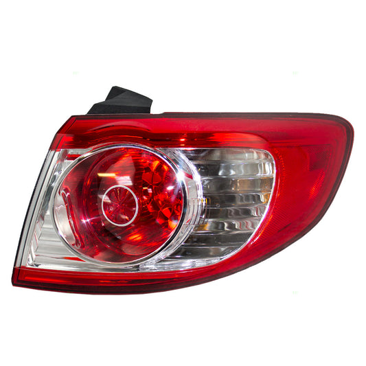 Brock Replacement Passengers Taillight Tail Lamp Compatible with 2010-2012 Santa Fe 92402-0W500