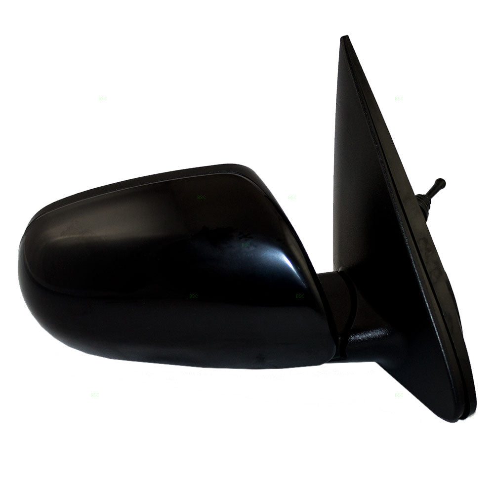 Brock Replacement Passengers Manual Remote Side View Mirror Compatible with 2010-2013 Forte 876201M100