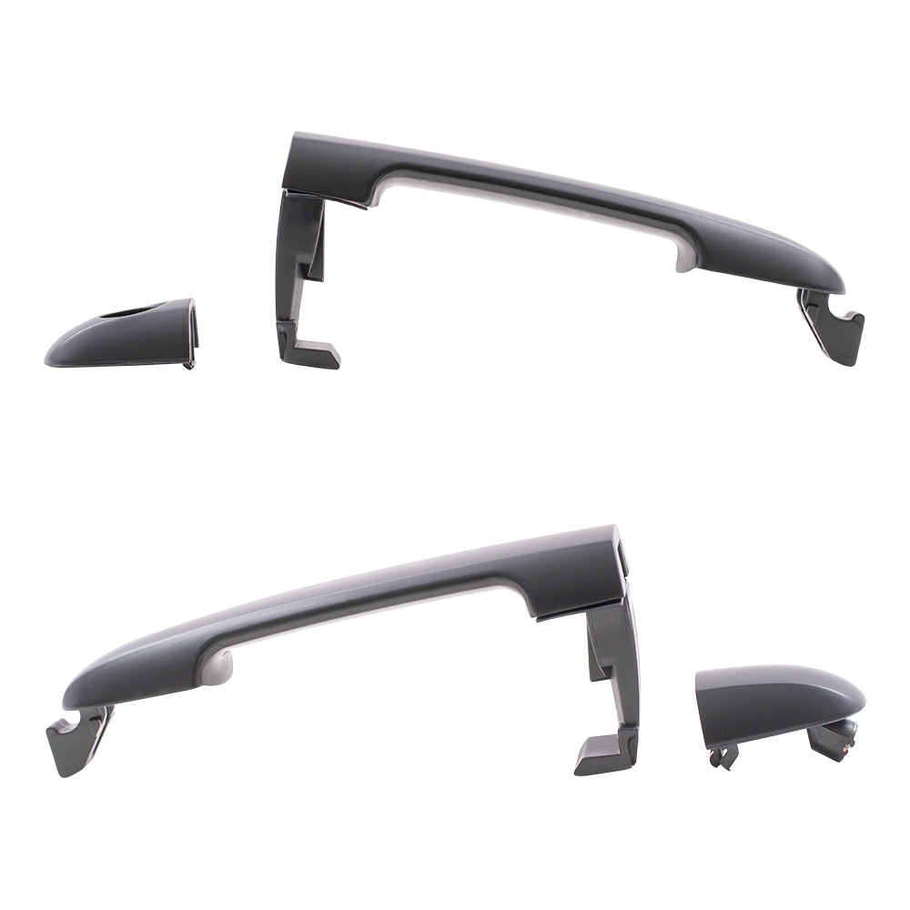 Set of Front Exterior Outside Door Handles for 06 07 08 09 10 Hyundai Sonata