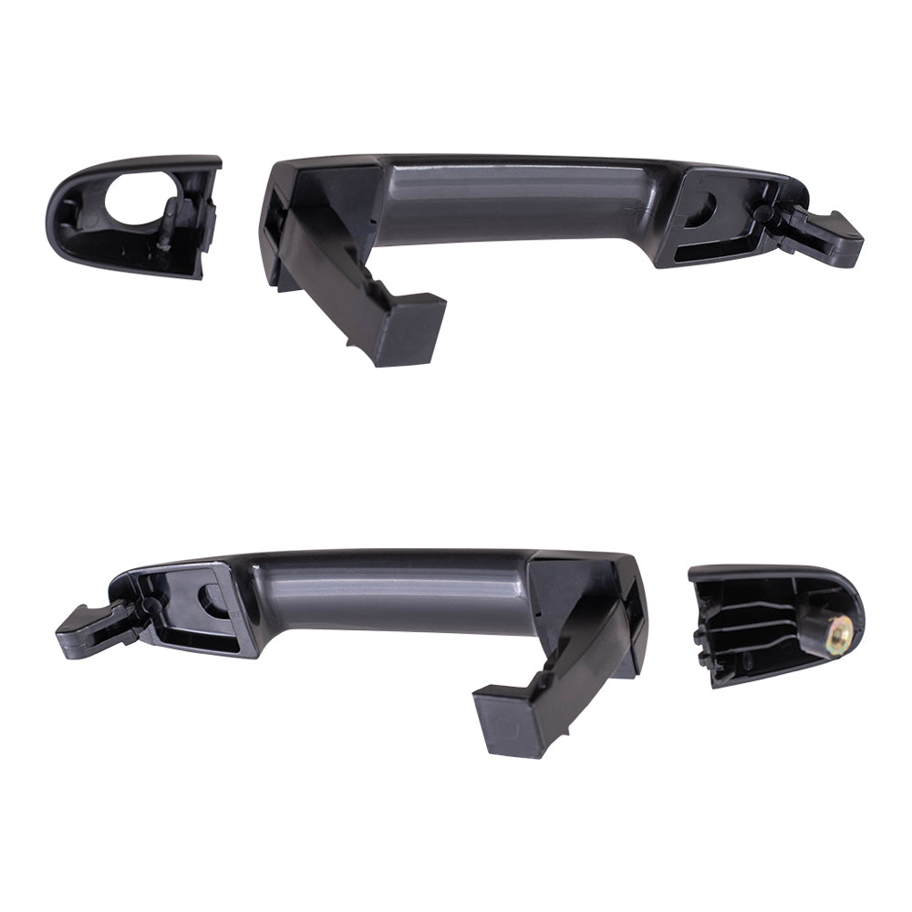 Set of Front Exterior Outside Door Handles for 06 07 08 09 10 Hyundai Sonata