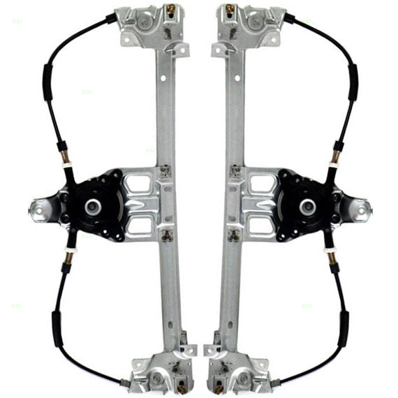 Brock Replacement Driver and Passenger Rear Power Window Lift Regulators Compatible with 94-99 S-Class 1407301146 1407301246