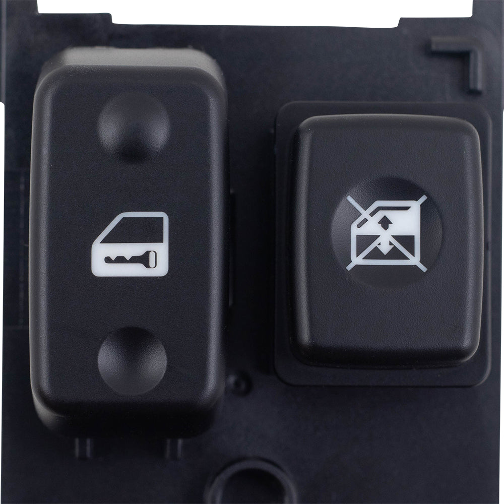 Driver Front Power Window Master Switch w/o Trim Panel for 06-08 Hyundai Sonata