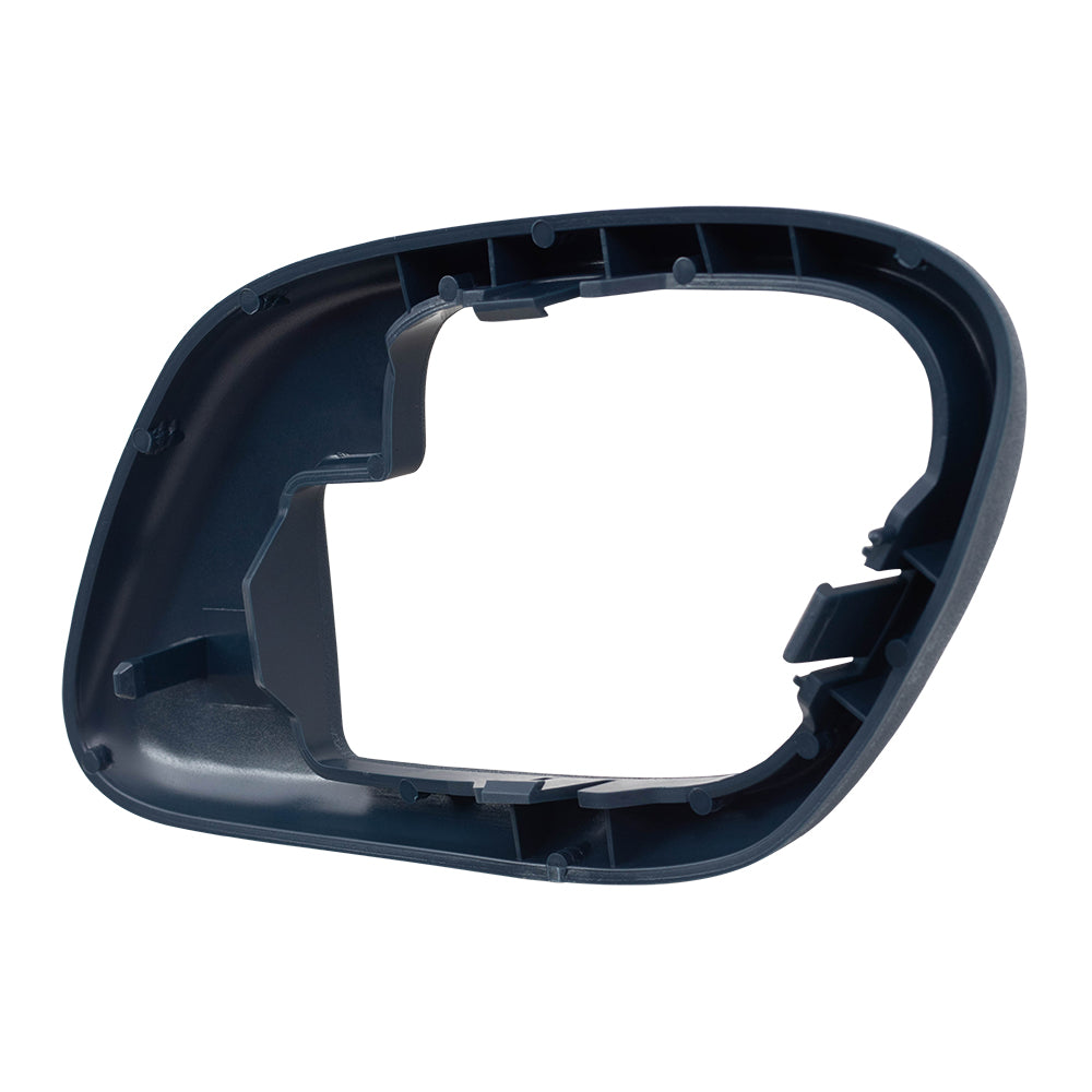 Brock Replacement Driver and Passenger Inside Inner Blue Door Handle Trim Bezels Compatible with Pickup Escalade Tahoe Suburban Yukon