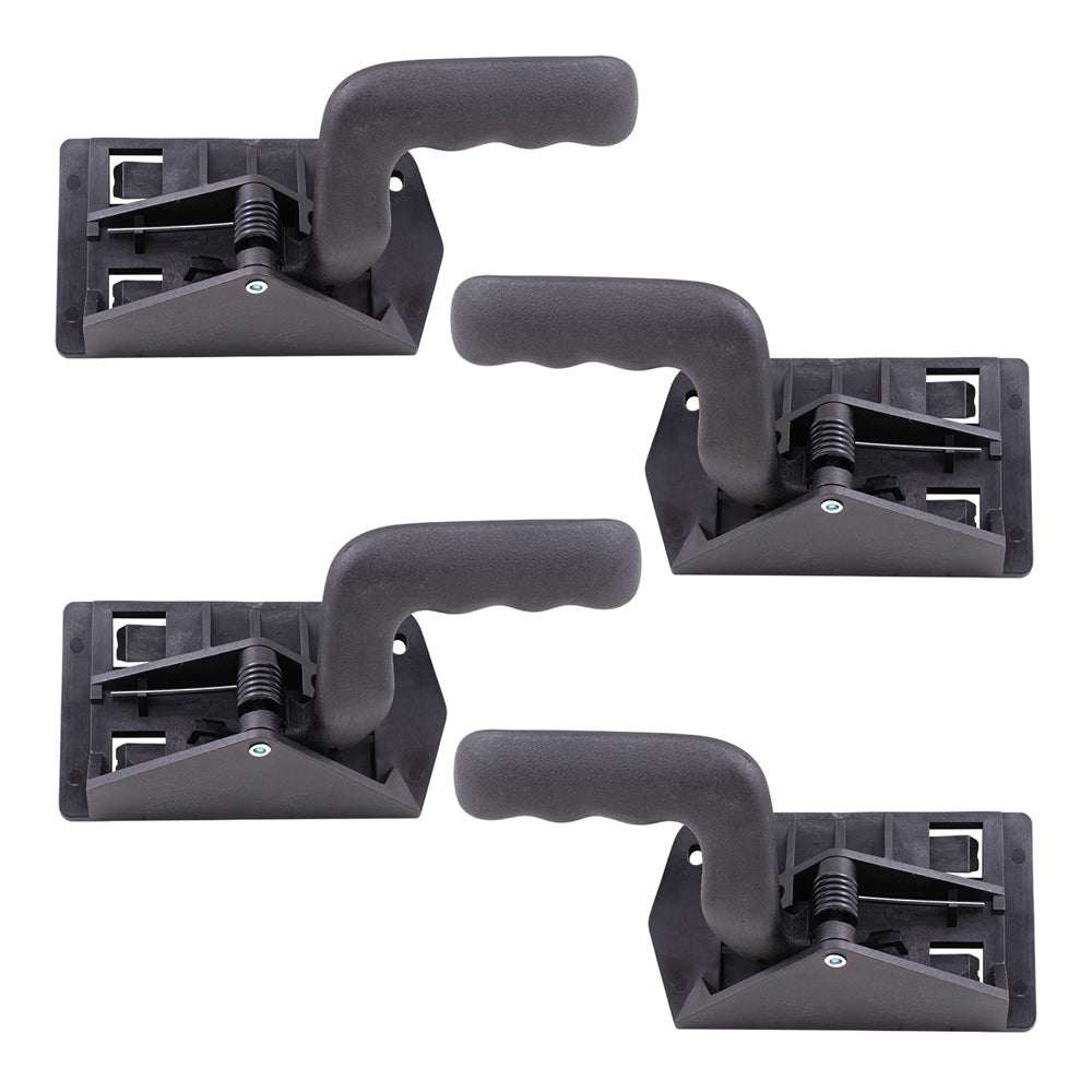 Brock Replacement Driver and Passenger Front and Rear Inside Inner Door Handles Compatible with Silverado Sierra Avalanche Suburban Tahoe Yukon 15760297 15760298