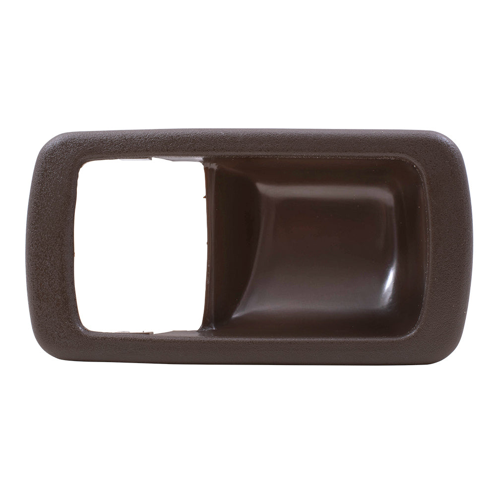 Brock Replacement Driver and Passenger Inside Inner Brown Door Handle Trim Bezels Compatible with 92-96 Camry 69277-32060-W3 69277-32060-W3