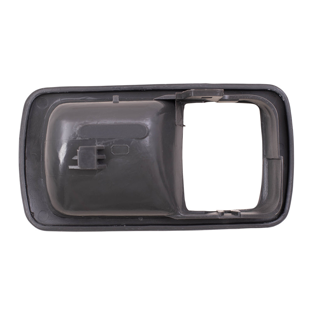 Brock Replacement Driver and Passenger Inside Inner Grey Door Handle Trim Bezels Compatible with 92-96 Camry 6927832050S4 6927732060S4