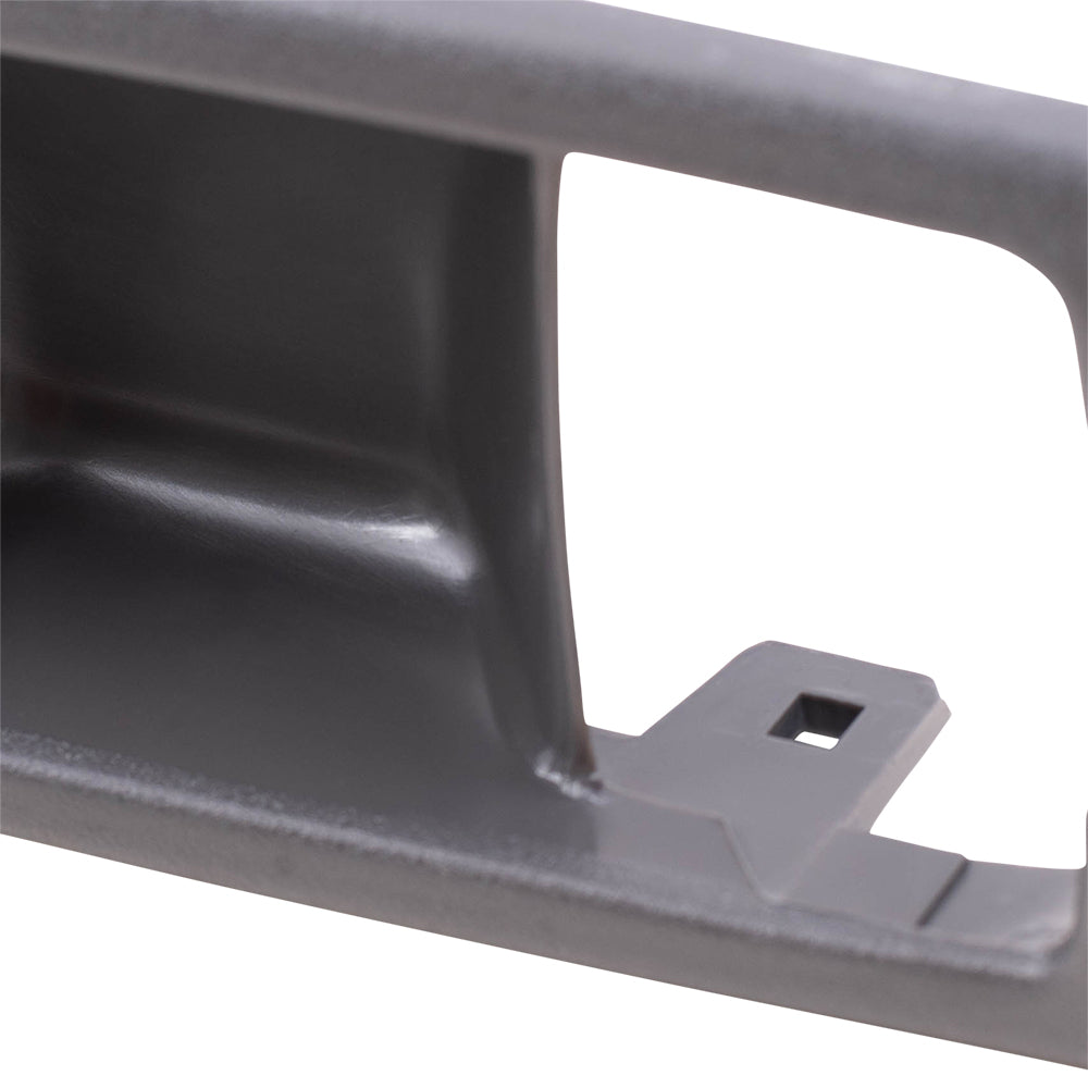 Brock Replacement Driver and Passenger Inside Inner Grey Door Handle Trim Bezels Compatible with 92-96 Camry 6927832050S4 6927732060S4