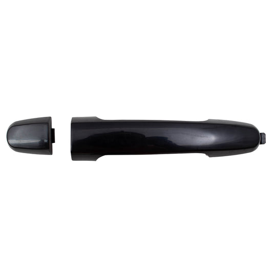 Brock Replacement Rear Outside Exterior Door Handle w/ Cover Compatible with 2003-2013 Corolla 88974785 69210-33070