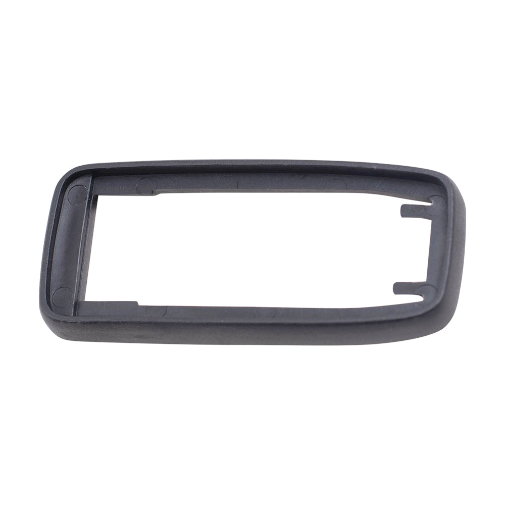 Brock Replacement Outside Front Driver Side Black Door Handle Compatible with 1980-1992 Volkswagen Jetta