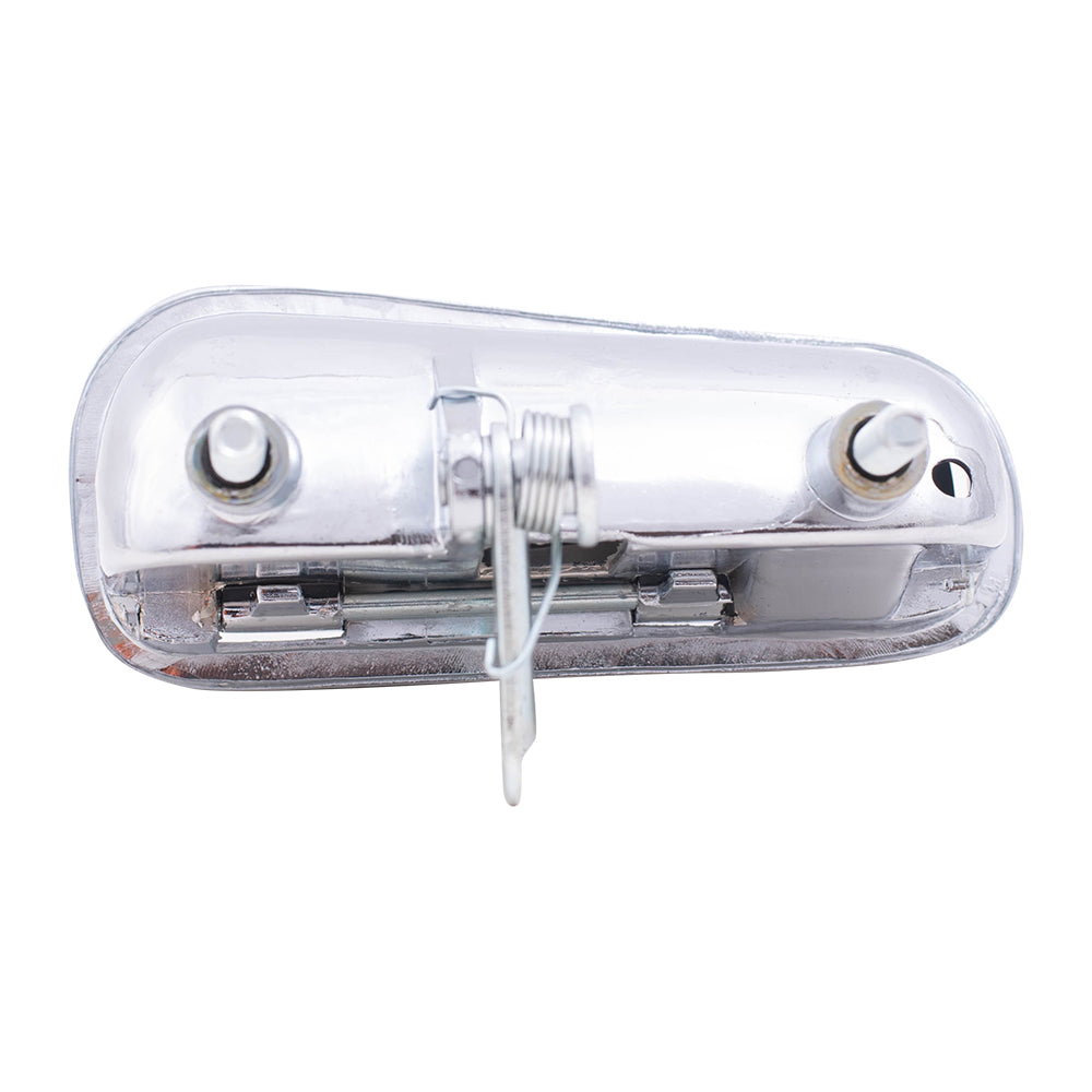 Brock Replacement Drivers Outside Outer Chrome Door Handle Compatible with 14011819