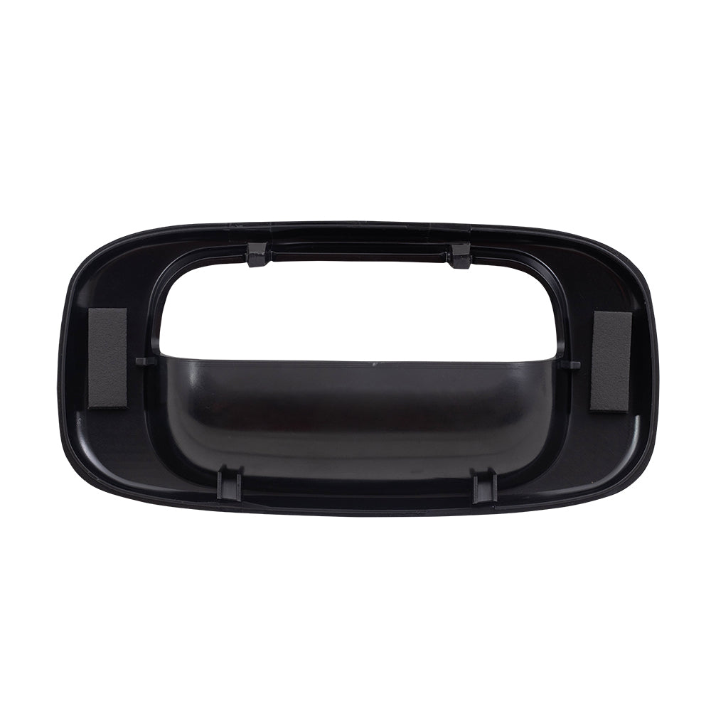 Brock Replacement Tailgate Liftgate Textured Handle Trim Bezel Compatible with Pickup Truck 15228539