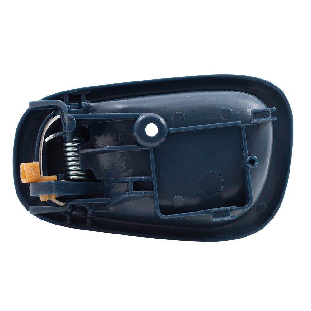 Brock Replacement Passengers Inside Inner Blue Door Handle Compatible with 1998-2002 Corolla Prizm