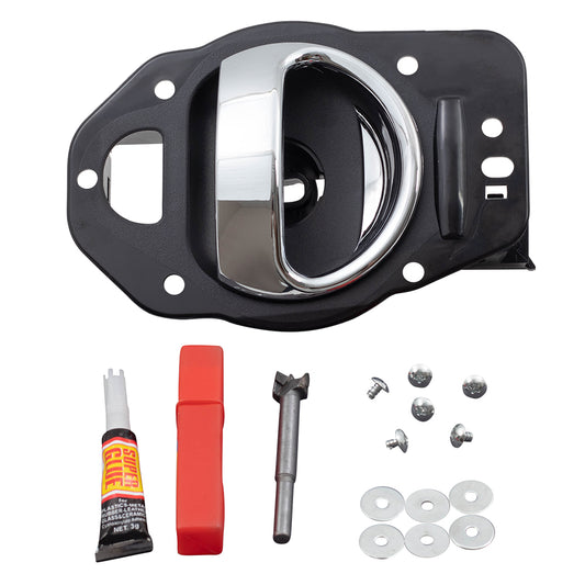 Brock Replacement Passengers Inside Inner Door Handle Repair Kit Compatible with 2006-2011 HHR 19299613