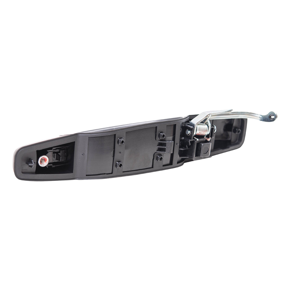 Brock Replacement Passengers Rear Outside Outer Door Handle Compatible with Pickup Truck SUV 25890276