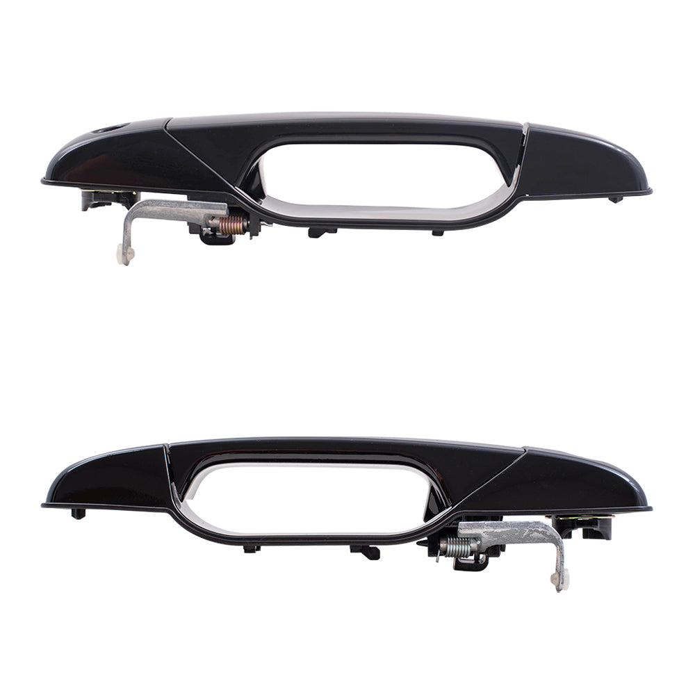 Brock Replacement Front Driver & Passenger Side Outside Door Handles Compatible with 2007-2013 Avalanche/Sierra Denali/Escalade EXT & 2007-2014 Silverado/Sierra/Escalade & ESV/Suburban/Tahoe/Yukon