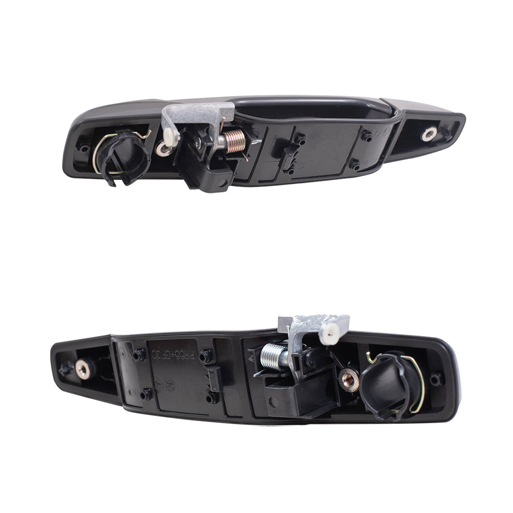 Brock Replacement Front Driver & Passenger Side Outside Door Handles Compatible with 2007-2013 Avalanche/Sierra Denali/Escalade EXT & 2007-2014 Silverado/Sierra/Escalade & ESV/Suburban/Tahoe/Yukon