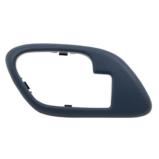 Brock Replacement Drivers Inside Inner Blue Door Handle Trim Bezel Compatible with Pickup Escalade Tahoe Suburban Yukon