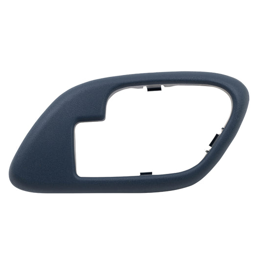 Brock Replacement Passengers Inside Inner Blue Door Handle Trim Bezel Compatible with Pickup Escalade Tahoe Suburban Yukon