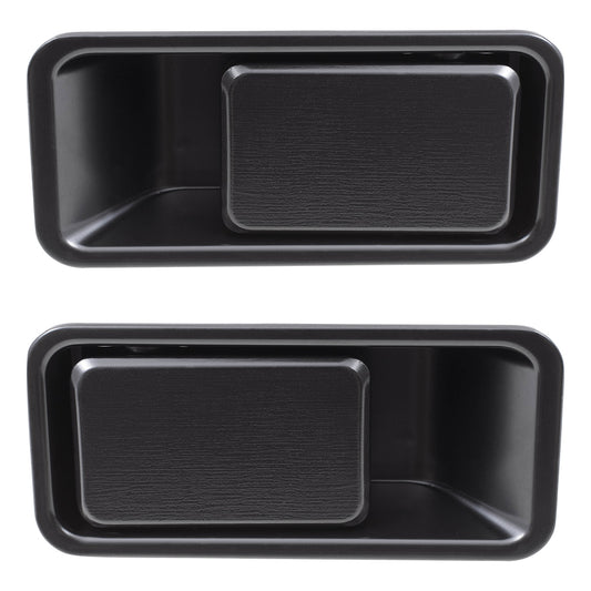 Brock Replacement Driver and Passenger Outside Outer Door Handle Compatible with SUV 55176549AB 55176548AB