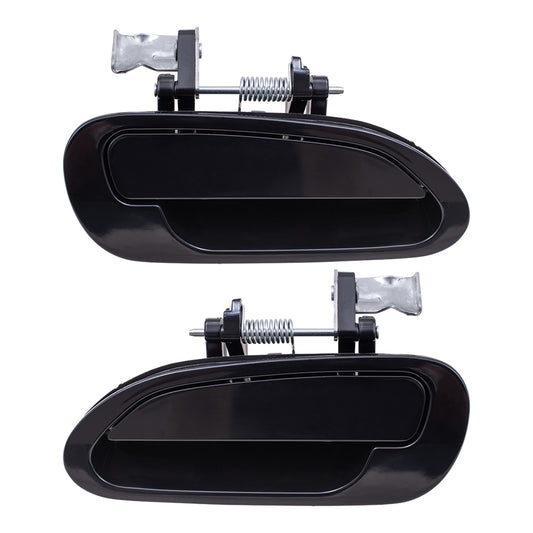 Brock Fits 98-02 Honda Accord Sedan Set of Outside Exterior Rear Door Handles