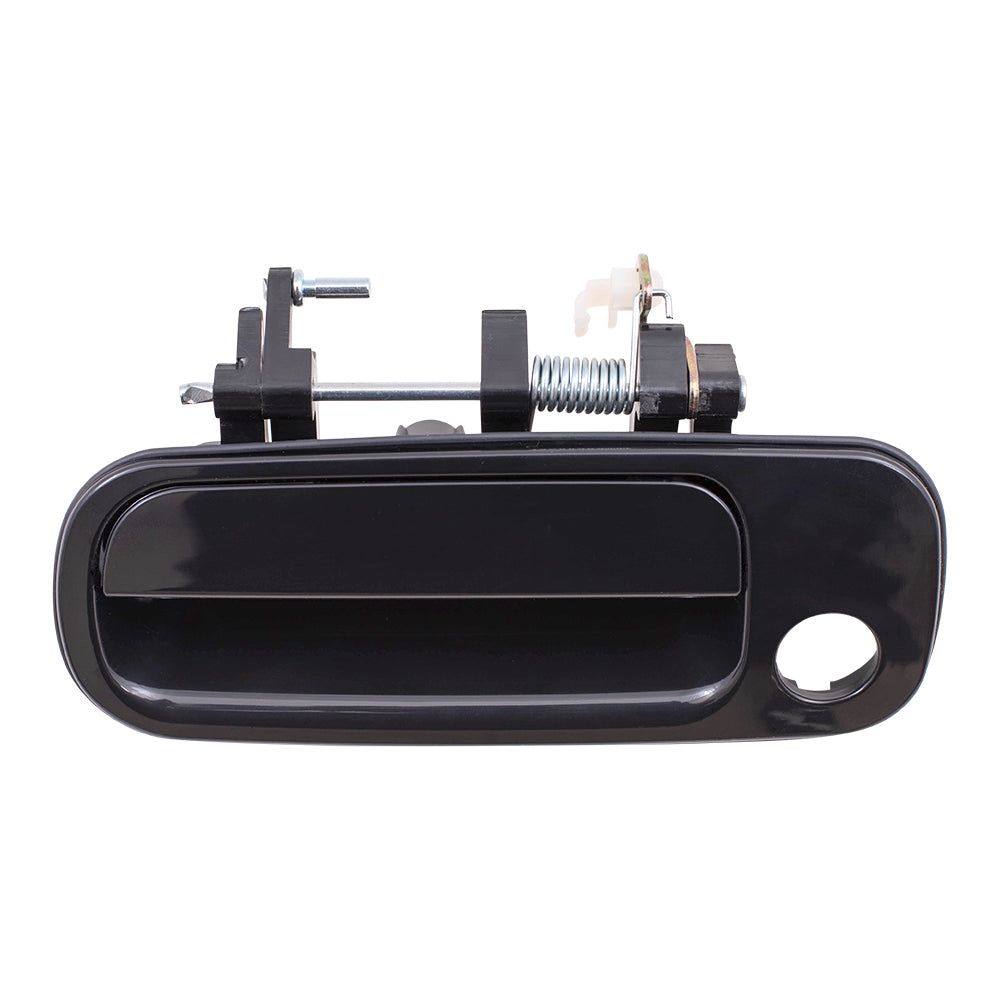 Brock Replacement Drivers Front Outside Outer Black Door Handle Compatible with Camry 6922033011C1